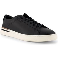 BOSS Black Herren Sneaker schwarz Glattleder von BOSS Black