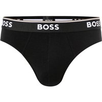 BOSS Black Herren Slips schwarz Baumwolle unifarben von BOSS Black