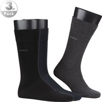 BOSS Black Herren Socken blau Baumwolle & Mix unifarben von BOSS Black