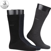 BOSS Black Herren Socken blau Baumwolle unifarben von BOSS Black