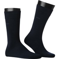 BOSS Black Herren Socken blau Baumwolle unifarben von BOSS Black
