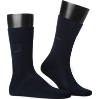 BOSS Black Herren Socken blau Baumwolle unifarben von BOSS Black
