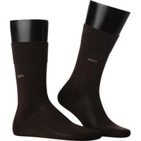 BOSS Black Herren Socken braun Baumwolle unifarben von BOSS Black