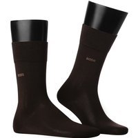 BOSS Black Herren Socken braun Baumwolle unifarben von BOSS Black