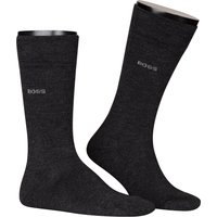 BOSS Black Herren Socken grau Viskose unifarben von BOSS Black