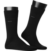 BOSS Black Herren Socken schwarz Baumwolle unifarben von BOSS Black