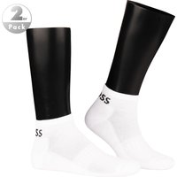 BOSS Black Herren Socken weiß Baumwolle unifarben von BOSS Black