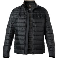 BOSS Black Herren Steppjacke schwarz Mikrofaser unifarben von BOSS Black