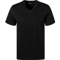 BOSS Black Herren T-Shirts blau Baumwolle unifarben von BOSS Black