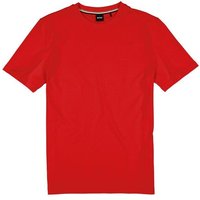 BOSS Black Herren T-Shirt rot Baumwolle von BOSS Black