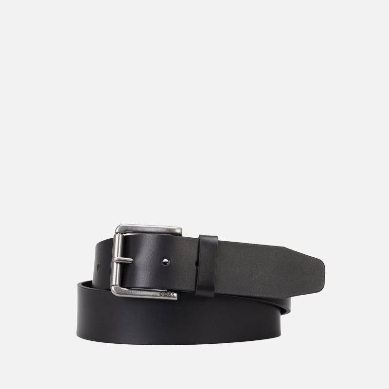 BOSS Joris Leather Belt - 105cm von BOSS Black