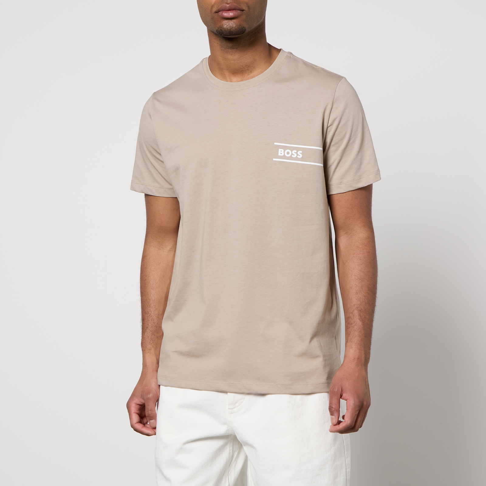 BOSS Bodywear RN Logo-Print Cotton-Jersey T-Shirt - S von BOSS Bodywear