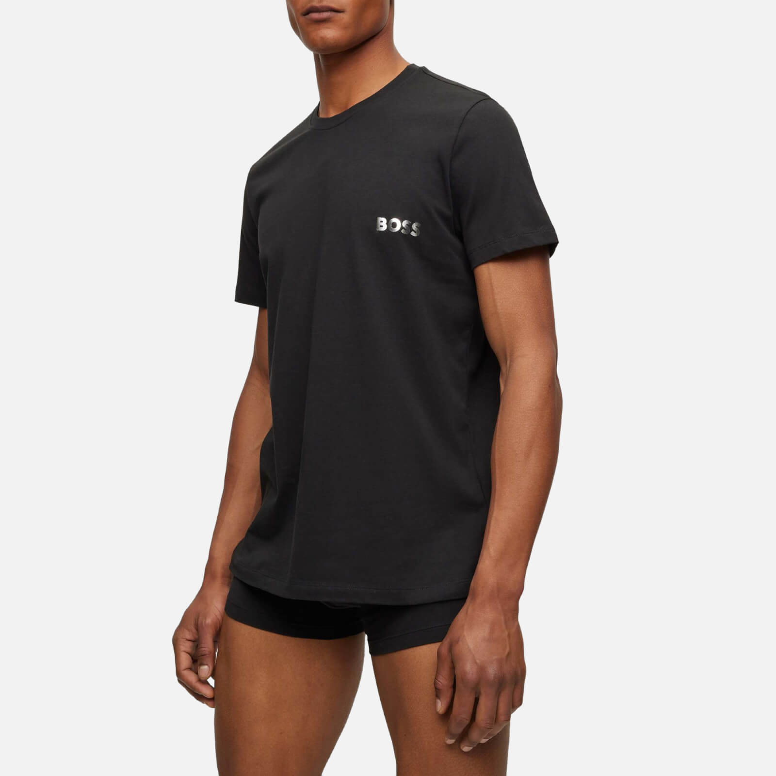 BOSS Bodywear Cotton-Jersey T-Shirt & Boxer Trunk Gift Set - L von BOSS Bodywear