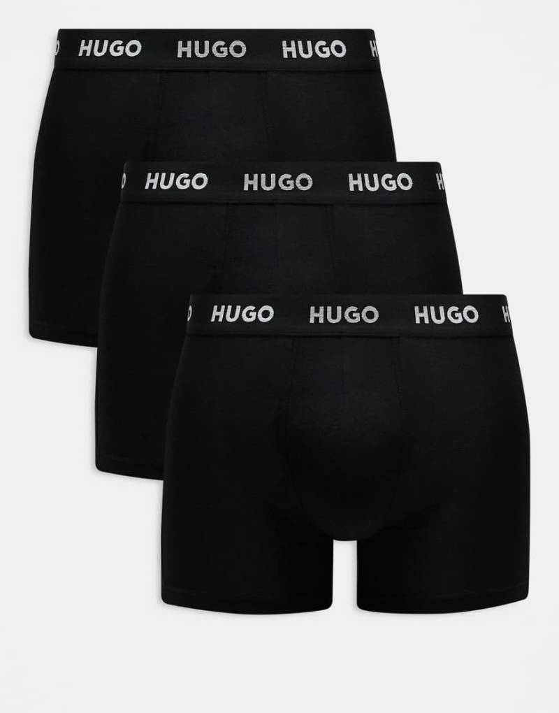 HUGO - Bodywear - 3er-Pack Boxershorts in Schwarz von BOSS Bodywear