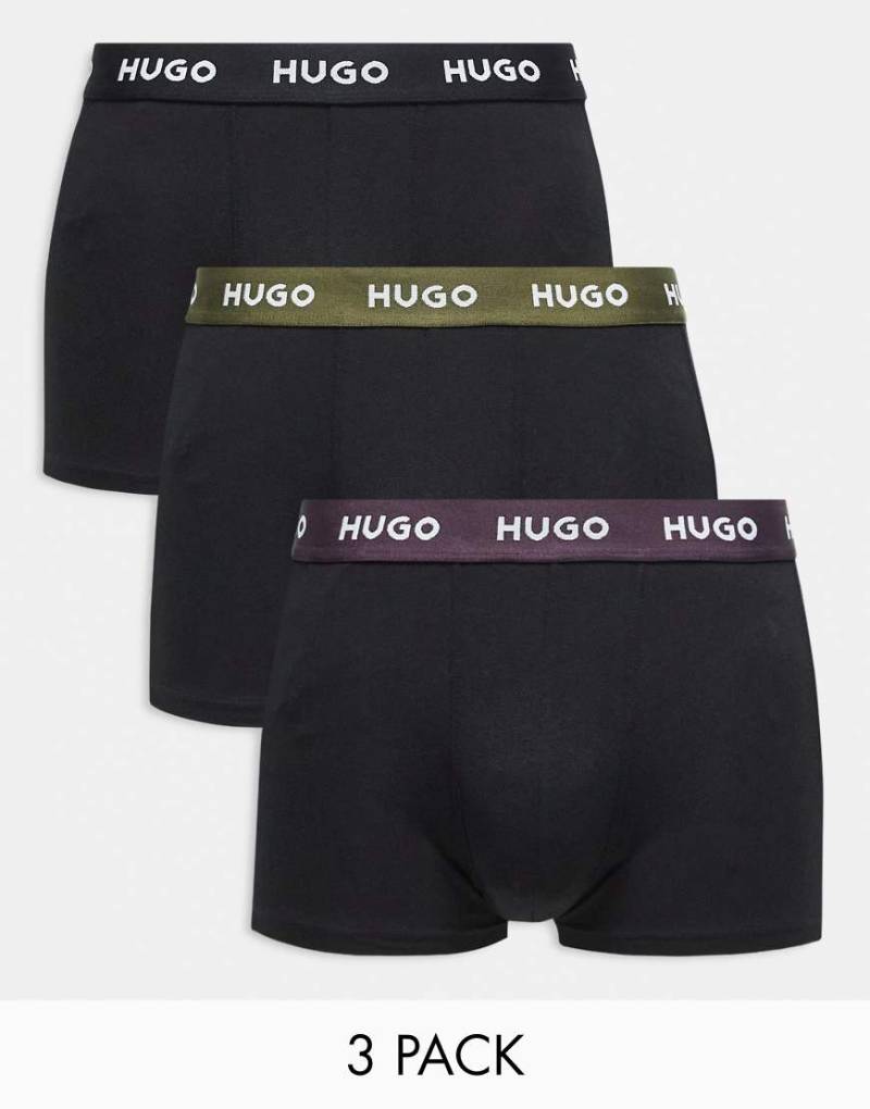 HUGO Bodywear - 3er-Pack Unterhosen in verschiedenen Farben-Schwarz von BOSS Bodywear