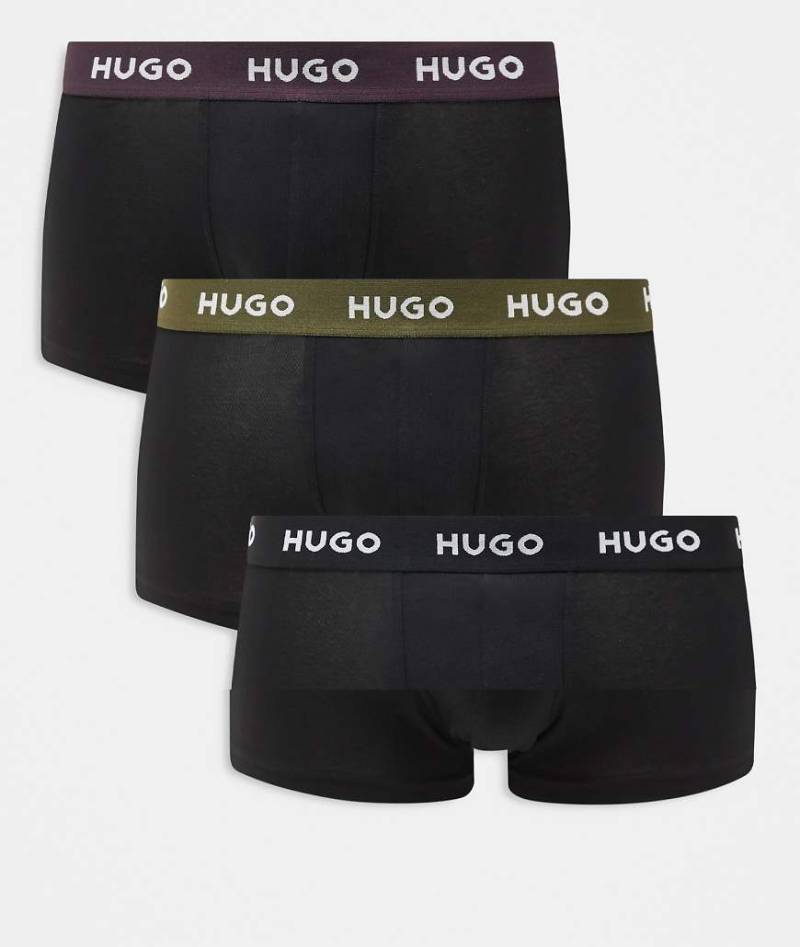 HUGO Bodywear - 3er-Pack Unterhosen in verschiedenen Farben-Schwarz von BOSS Bodywear