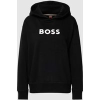 BOSS Orange Hoodie mit Label-Print Modell 'EDELIGHT' in Black, Größe L von Boss Orange