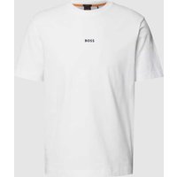 BOSS Orange T-Shirt mit Brand-Schriftzug in Weiss, Größe XXXL von Boss Orange