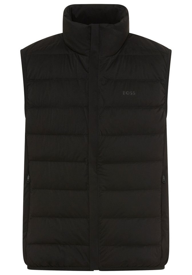 BOSS GREEN Daunenweste Stehkragen, Regular Fit, 4-Wege-Stretch-Qualität von BOSS GREEN