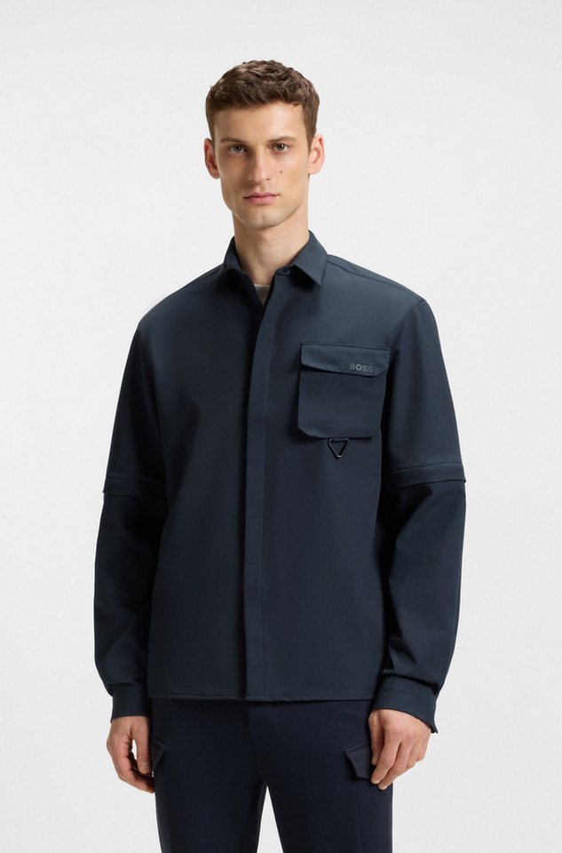 BOSS GREEN Funktionshemd B Rib Glamping L mit Brusttasche von BOSS GREEN