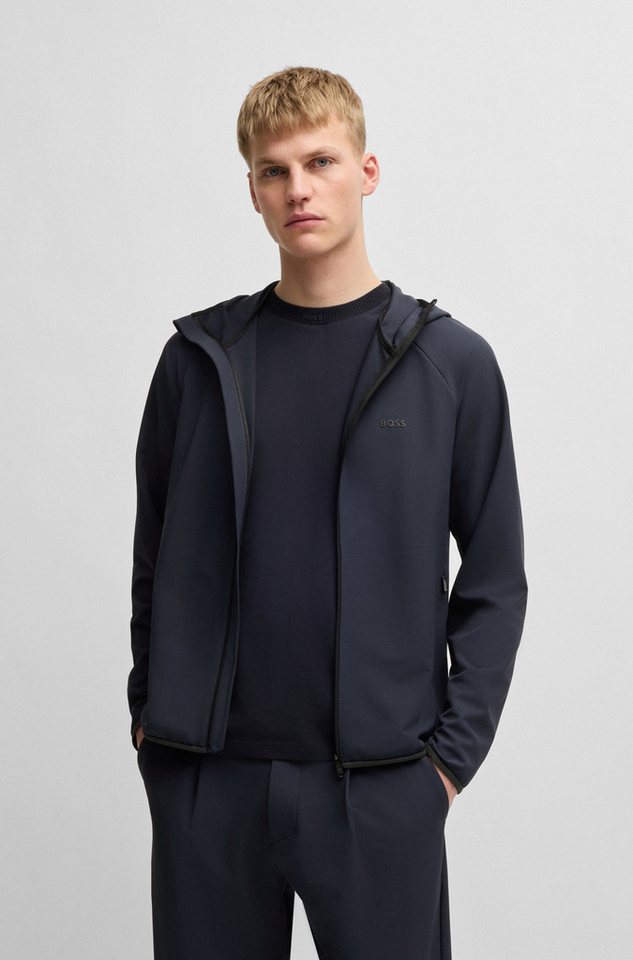 BOSS GREEN Funktionsjacke L Commuter mit gummiertem Markenlabel von BOSS GREEN