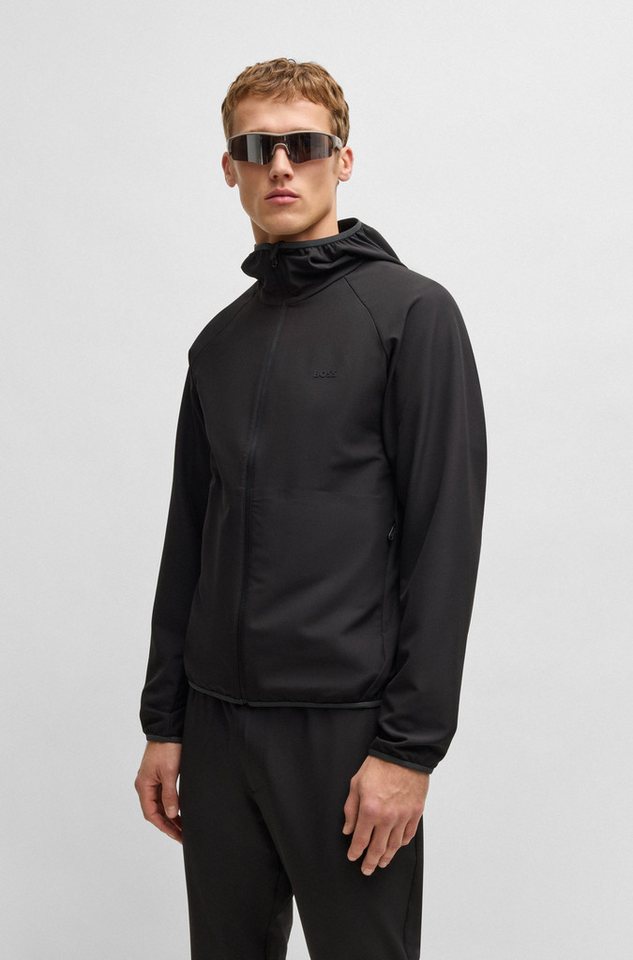 BOSS GREEN Funktionsjacke L Commuter mit gummiertem Markenlabel von BOSS GREEN