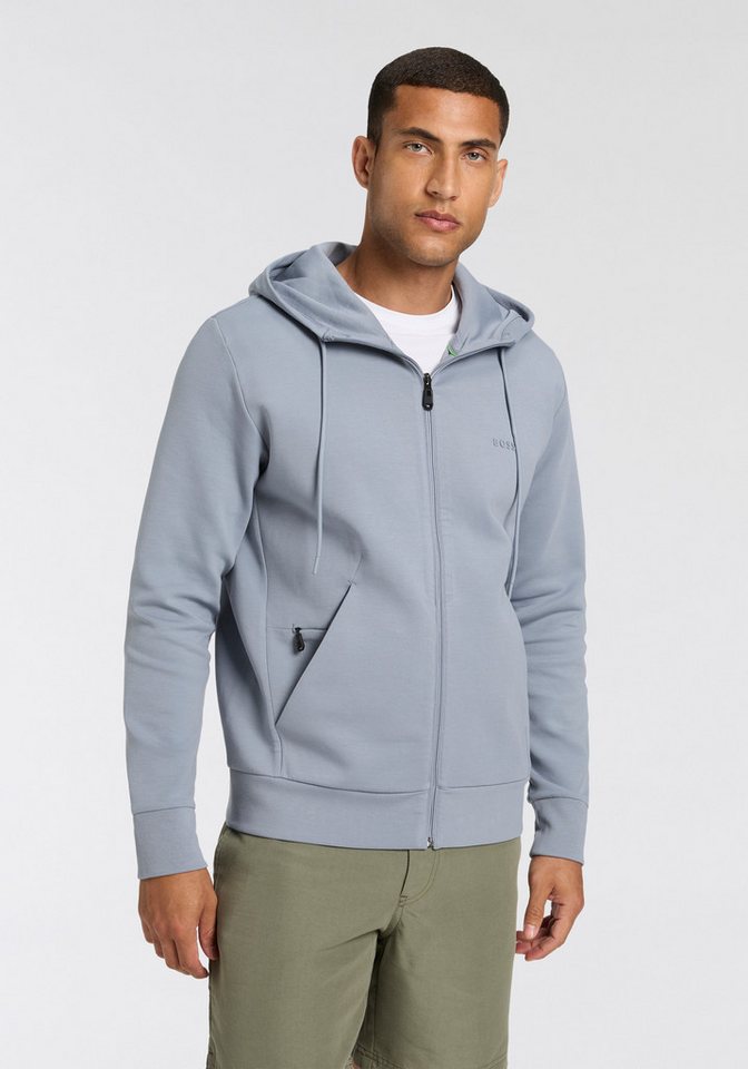 BOSS GREEN Kapuzensweatjacke Saggy mit BOSS Aufdruck BOSS GREEN Kapuzensweatjacke Saggy mit BOSS Aufdruck von BOSS GREEN
