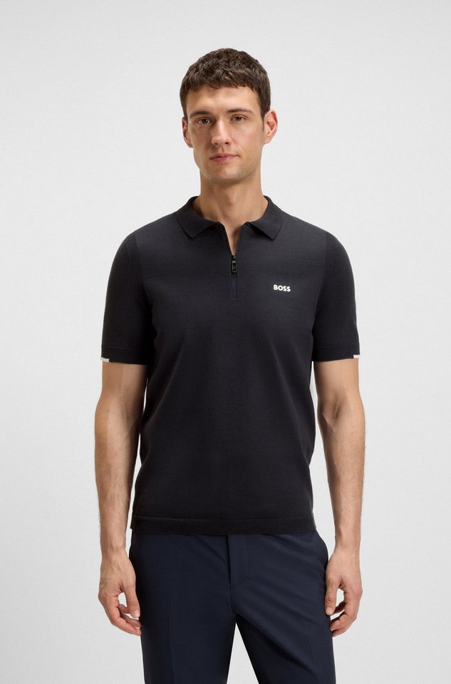 BOSS GREEN Kurzarmpullover K Ever-X PS mit Perforierungen zur Belüftung von BOSS GREEN