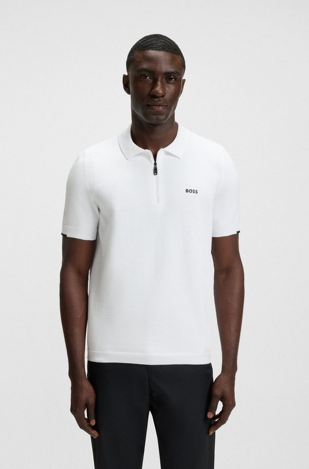 BOSS GREEN Kurzarmpullover K Ever-X PS mit Perforierungen zur Belüftung von BOSS GREEN