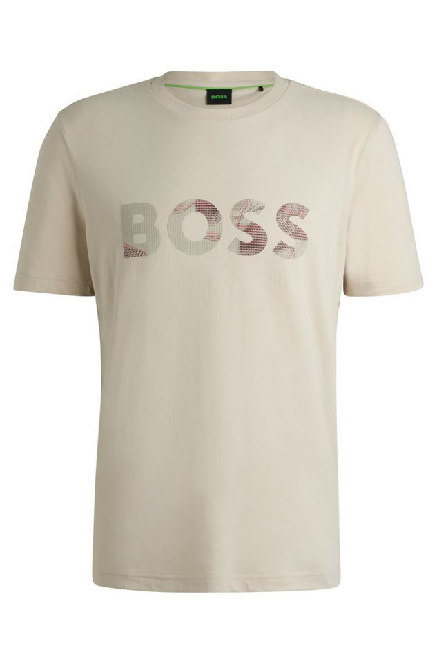 BOSS GREEN Kurzarmshirt T-Shirt Logo Glamping von BOSS GREEN