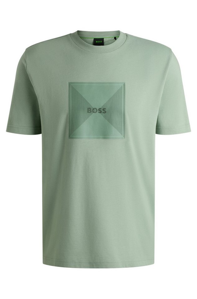 BOSS GREEN Kurzarmshirt T-Shirt mit Logoprint - Regular Fit von BOSS GREEN