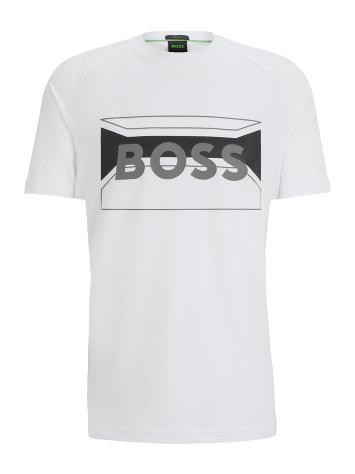 BOSS GREEN Kurzarmshirt T-Shirt mit Logoprint - Regular Fit von BOSS GREEN
