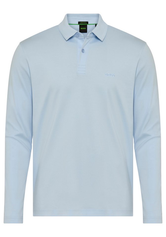 BOSS GREEN Langarm-Poloshirt Pirol Langarm, regular fit, Logo-Stickerei von BOSS GREEN