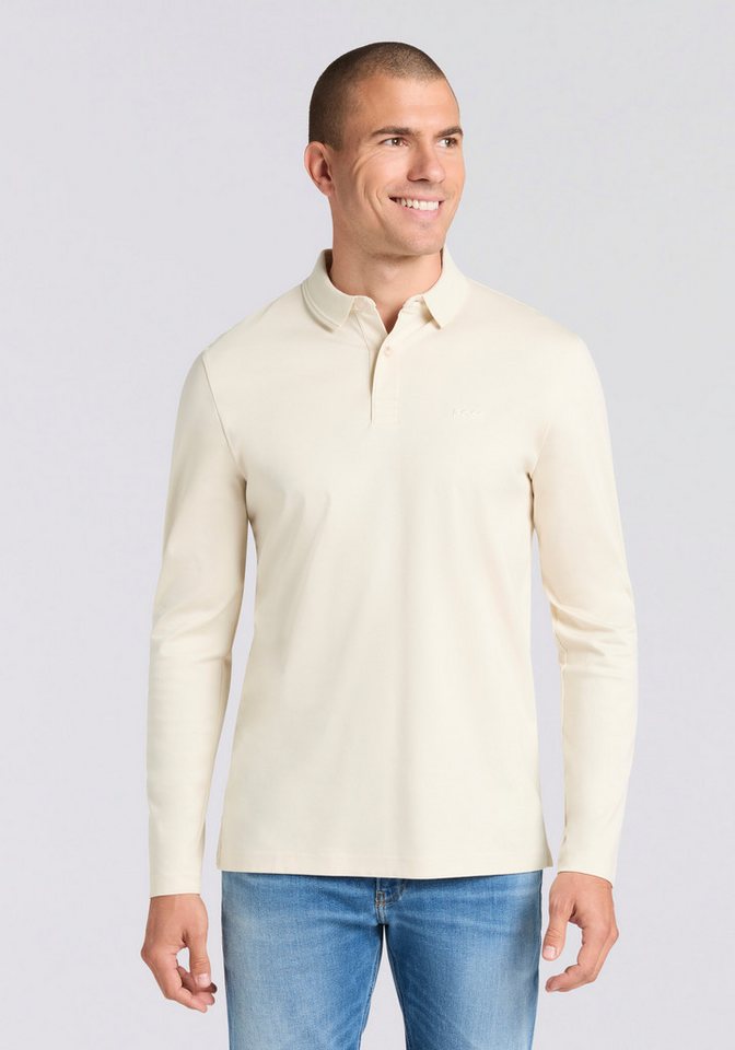 BOSS GREEN Langarm-Poloshirt Pirol Langarm, regular fit, Logo-Stickerei von BOSS GREEN