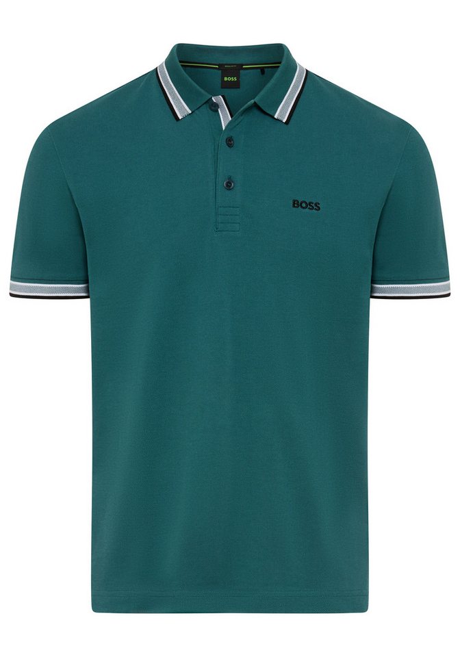 BOSS GREEN Poloshirt Paddy mit kontrastfarbenen Streifen am Kragen von BOSS GREEN