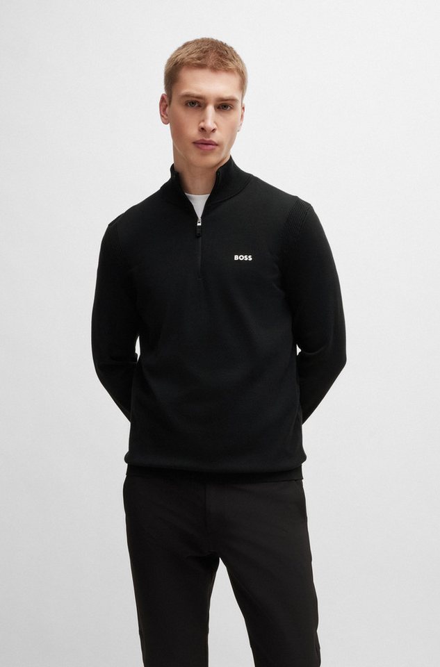 BOSS GREEN Strickpullover Ever-X QZ mit Reißverschluss von BOSS GREEN