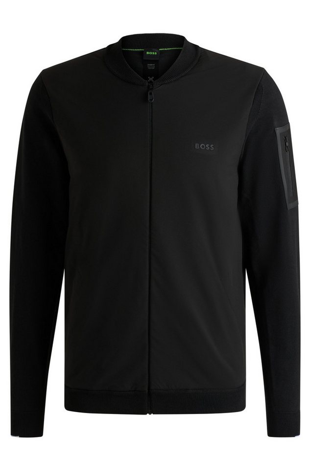 BOSS GREEN Strickpullover Jacke Ever-X - Regular Fit von BOSS GREEN