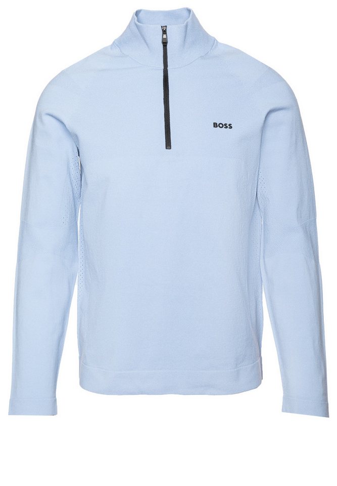 BOSS GREEN Strickpullover K_Seamless Tech_QZ (1-tlg) von BOSS GREEN
