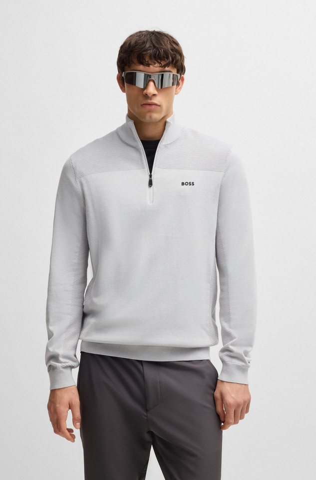 BOSS GREEN Strickpullover Momentum-X QZ mit Reißverschluss von BOSS GREEN