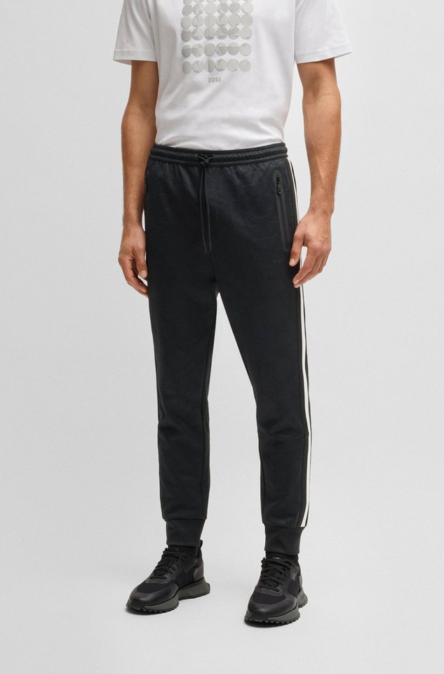 BOSS GREEN Sweathose Hover Striped C mit kontrastfarbigem Streifen von BOSS GREEN