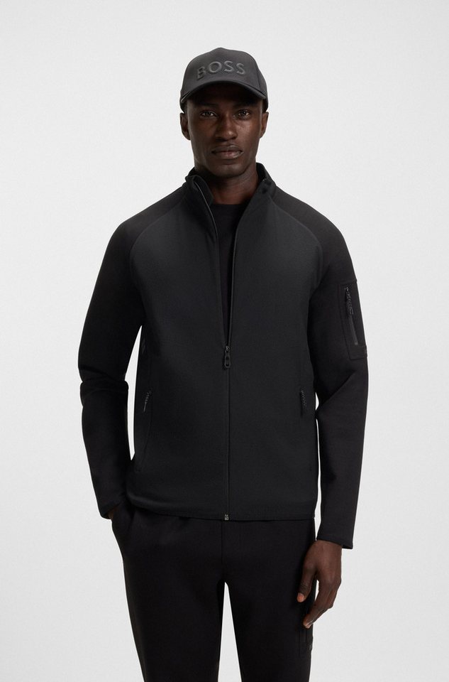 BOSS GREEN Sweatjacke FZ Urban Tech mit dekorativen reflektierenden Details BOSS GREEN Sweatjacke FZ Urban Tech mit dekorativen reflektierenden Details von BOSS GREEN