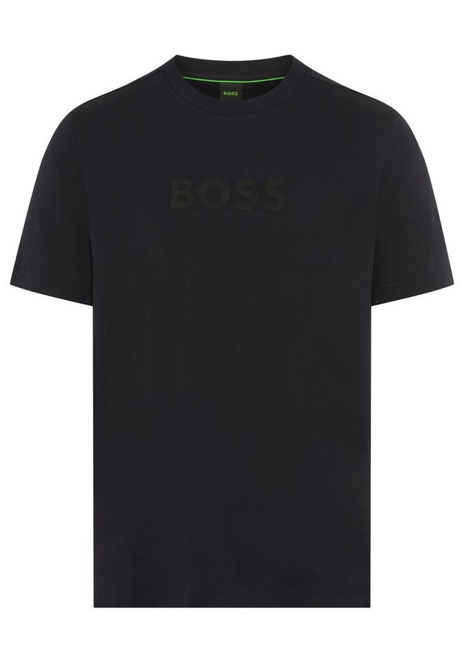 BOSS GREEN T-Shirt Rundhalsausschnitt, Regular Fit, Boss-Logodruck von BOSS GREEN