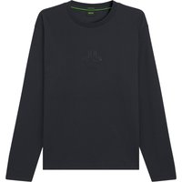 BOSS GREEN Longsleeve aus einem soften Baumwolljersey mit Frontprint von BOSS Green
