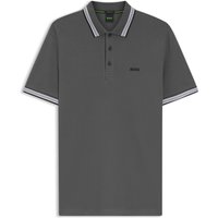 BOSS GREEN Piqué-Poloshirt mit Kontrastbündchen, Regular Fit von BOSS Green