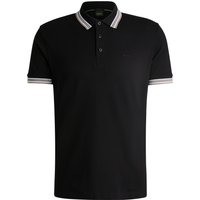 BOSS GREEN Piqué-Poloshirt mit Streifenakzenten und Logo-Stickerei von BOSS Green