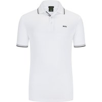 BOSS GREEN Poloshirt aus Baumwolle mit Kontrast-Streifen, Regular Fit von BOSS Green