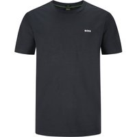 BOSS GREEN Stretch T-Shirt mit gummiertem Logo-Emblem von BOSS Green