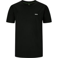 BOSS GREEN Stretch T-Shirt mit gummiertem Logo-Emblem von BOSS Green