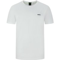 BOSS GREEN Stretch T-Shirt mit gummiertem Logo-Emblem von BOSS Green