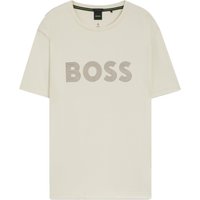 BOSS GREEN T-Shirt aus Pima Baumwolle mit 4-Way-Stretch und Label-Print von BOSS Green